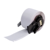 Metalized Solvent Resistant Matte Gray Polyester Labels for M6 M7 Printers 2'' x 1'' 100/Roll