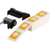 Raised Panel Push Button Labels for M6 M7 Printers 1.5'' x 1.2'' Yellow 100/Box