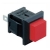 SPST Panel Mt Pushbutton Switch 13 x 11mm Red Cap