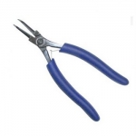 Curved Needle Nose Pliers Smooth Ergo Grip 5''