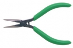 Xcelite 5'' Long Nose Side Cutting Pliers w/ Green Cushion Grips Serrated Jaws 