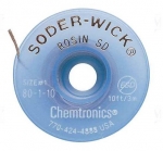 Solder-Wick Rosin 0.030''/0.8mm White 10'