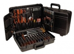 Xcelite 17 3/4'' x 12 5/8'' x 5 3/4'' Black Polyethylene Tool Case w/ Tools