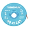 TechSpray No-Clean White #1 Braid Anti-Static Spool 10'