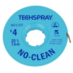 TechSpray No-Clean Blue #4 Braid Anti-Static Spool 25'