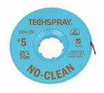 TechSpray No-Clean Brown #5 Braid Anti-Static Spool 25'