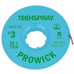 TechSpray Pro Wick Green #3 Rosin Braid Anti-Static Spool 25'