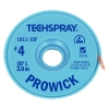 TechSpray Pro Wick Blue #4 Rosin Braid Anti-Static Spool 10'