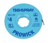 TechSpray Pro Wick Blue #4 Rosin Braid Anti-Static Spool 25'