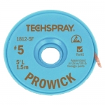 TechSpray Pro Wick Brown #5 Rosin Braid Anti-Static Spool 5'