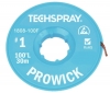 TechSpray Pro Wick White #1 Rosin Braid Anti-Static Spool 100'