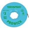 TechSpray Pro Wick Green #3 Rosin Braid Anti-Static Spool 100'