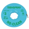 TechSpray No-Clean Green #3 Braid Anti-Static Spool 50'