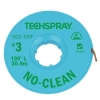 TechSpray No-Clean Green #3 Braid Anti-Static Spool 100'