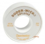 Solder-Wick Unfluxed .060''/1.5mm Yellow 25'