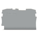 Wago End And Intermediate Plate 0.7mm Gray 25/Box