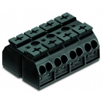 Wago 4-Conductor Chassis-Mount Termin Black 200/Bag