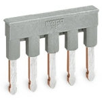 Wago 5 Pos Comb-Style Jumper Bar Insulated Gray 25/Box