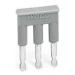 Wago 3 Pos Comb-Style Jumper Bar Insulated Gray 25/Box
