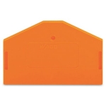 Wago End And Intermediate Plate 2.5 Orange 25/Box