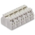 Wago 4-Conductor Chassis-Mount Termin White 200/Bag
