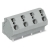 Wago 4 Pos PCB Terminal Block 4 mm Pin Sp Gray 84/Box