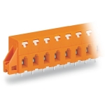 Wago 6 Pos PCB Terminal Block Push-Button Orange 20/Box