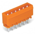 Wago 10 Pos THT Male Header 1.2 x 1.2 mm Orange 100/Box