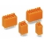 Wago PCB Terminal Block Push Button Orange 110/Box