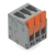 Wago 8 Pos PCB Terminal Block Lever 4 mm Gray 40/Box