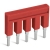 Wago 8 Pos Push-In Type Jumper Bar Insulat Red 25/Bag