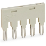Wago Push-In Type Jumper Bar 5-Way Light Gray 25/Box