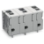 Wago 4 Pos PCB Terminal Block 4 mm Pin Sp Gray 50/Box