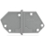 Wago 100 Pos End Plate Snap-Fit Type 1.5 mm Gray 25/Box