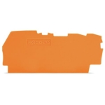 Wago Plate End/Intermediate 3Cond Orange 25/Box