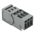 Wago 3 Pos 1-Conductor Male Connector 4 mm Gray 100/Box