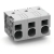 Wago 4 Pos PCB Terminal Block 6 mm Pin Sp Gray 50/Box