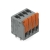Wago Term Blk PCB Lever 3.5mm 4 Pos Gray 120/Box