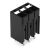 Wago Term Blk 3P Top Entry 3.5mm PCB Black 288/Box