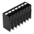Wago Term Blk 7P Top Entry 3.5mm PCB Black 132/Box