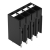 Wago Term Blk 4P Top Entry 3.5mm PCB Black 216/Box