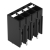 Wago Term Blk 4P Top Entry 3.5mm PCB Black 216/Box