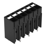 Wago Term Blk 6P Top Entry 3.5mm PCB Black 144/Box