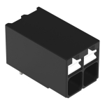 Wago Term Blk 2P Side Entry 3.5mm PCB Black 432/Box
