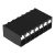 Wago Term Blk 7P Side Entry 3.5mm PCB Black 132/Box