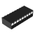 Wago Term Blk 9P Side Entry 3.5mm PCB Black 96/Box