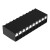 Wago Term Blk 10P Side Entry 3.5mm PCB Black 84/Box