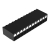 Wago Term Blk 12P Side Entry 3.5mm PCB Black 72/Box