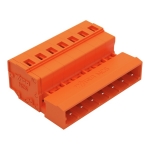 Wago 7 Pos 1-Conductor Male Connector 2.5 Orange 50/Box