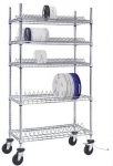 ESD-Safe Reel Shelving Unit for 10'' Reels 18'' x 36'' x 69''